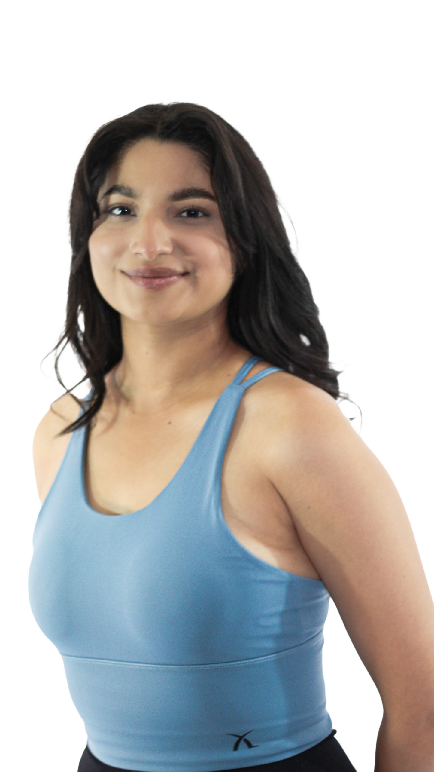 Strappy Sports Tank - Lavender/Blue