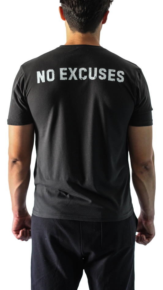 No Excuses TShirt Black 